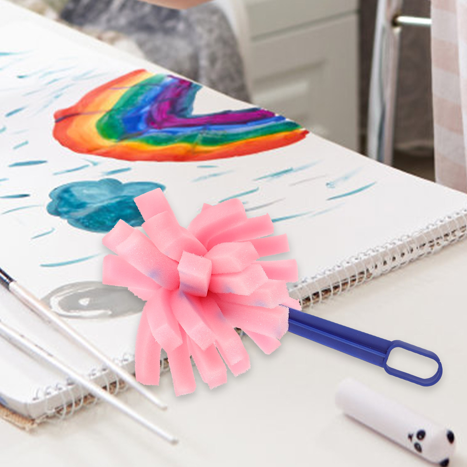 ชุดแปรงฟองน้ำสำหรับเด็ก 4 ชิ้น - Art Craft Toddlers บทวิจารณ์และราคา