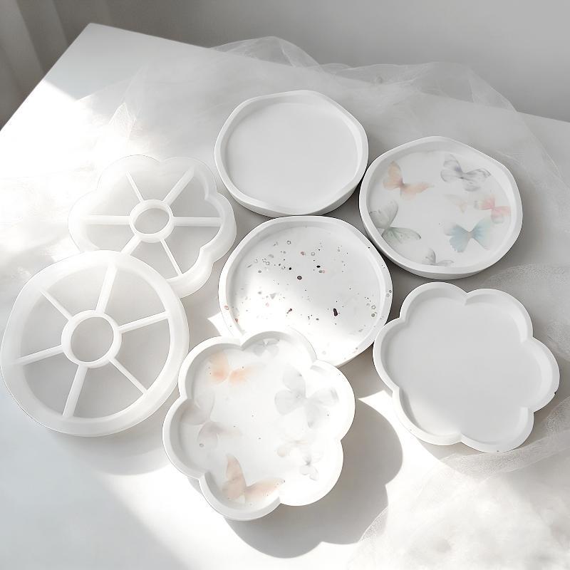 แม่พิมพ์ซิลิโคนทรงกลมลายดอกไม้ - Art Craft Flower Making บทวิจารณ์และราคา