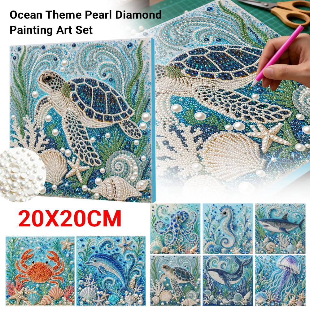 ชุดงานศิลปะ DIY ภาพวาดไข่มุกเพ - Art Craft Jellyfish บทวิจารณ์และราคา