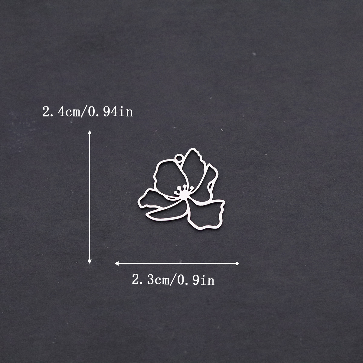 3 ชิ้น จี้ลายดอกไม้สเตนเลสสตีล - Art Craft Flower Making บทวิจารณ์และราคา