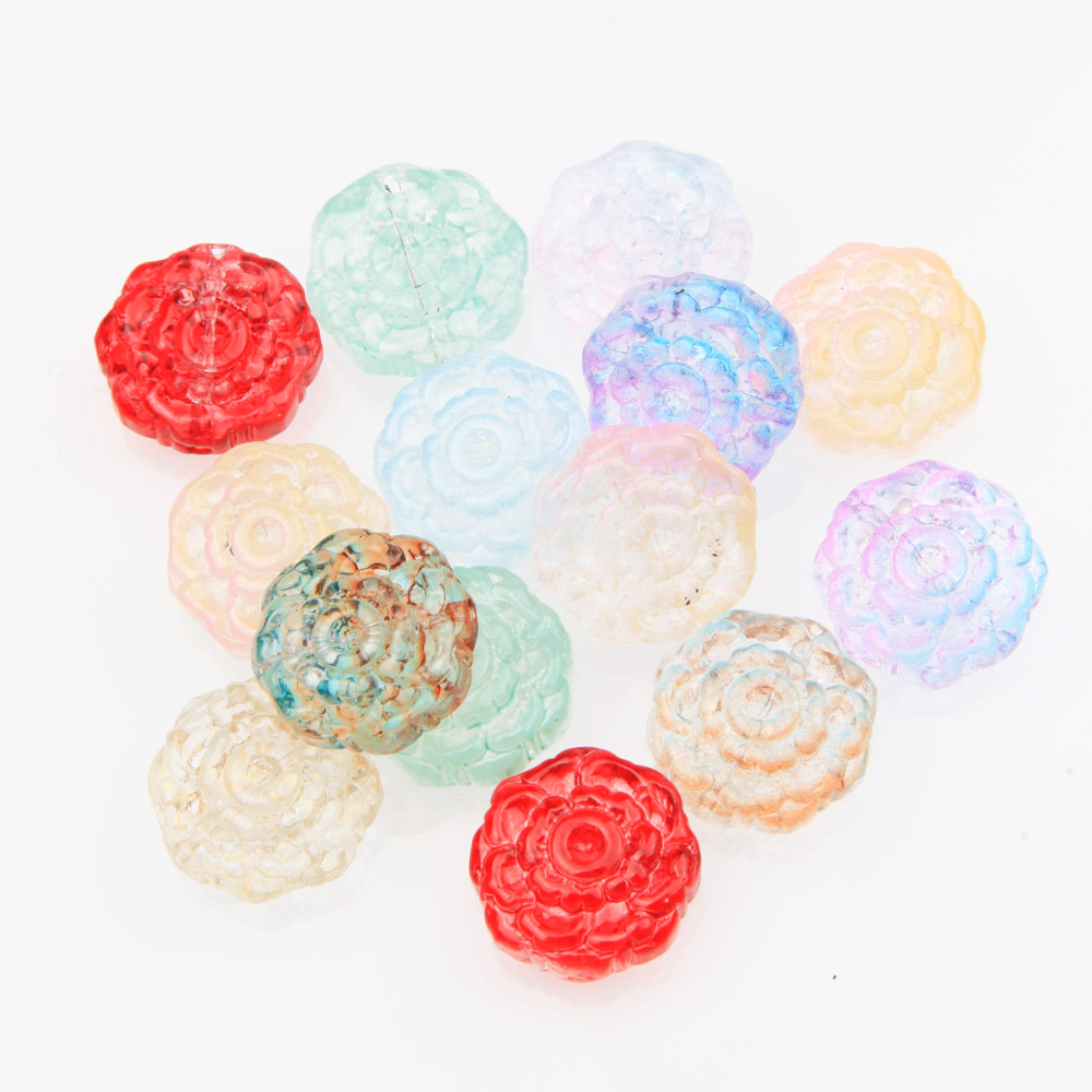 30pcs Rose ดอกไม้ลูกปัดสําหรับ - Art Craft Flower Making บทวิจารณ์และราคา