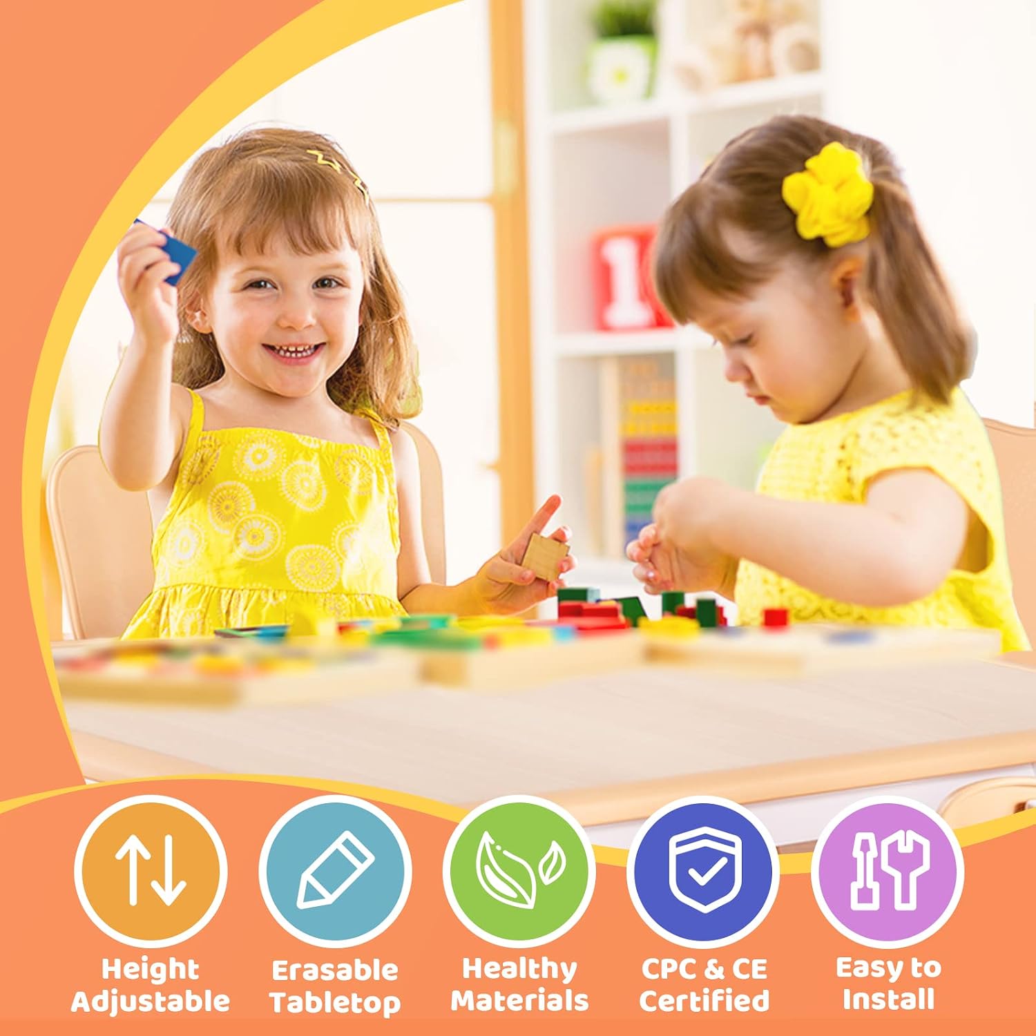 ชุดโต๊ะและเก้าอี้สำหรับเด็ก, ช - Art Craft Toddlers บทวิจารณ์และราคา