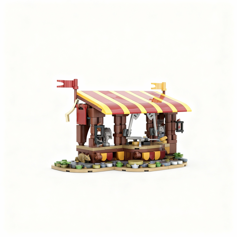 367 ชิ้น โมเดลปราสาท MOC Armor - Art Craft Christmas Ideas บทวิจารณ์และราคา