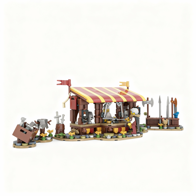 367 ชิ้น โมเดลปราสาท MOC Armor - Art Craft Christmas Ideas บทวิจารณ์และราคา