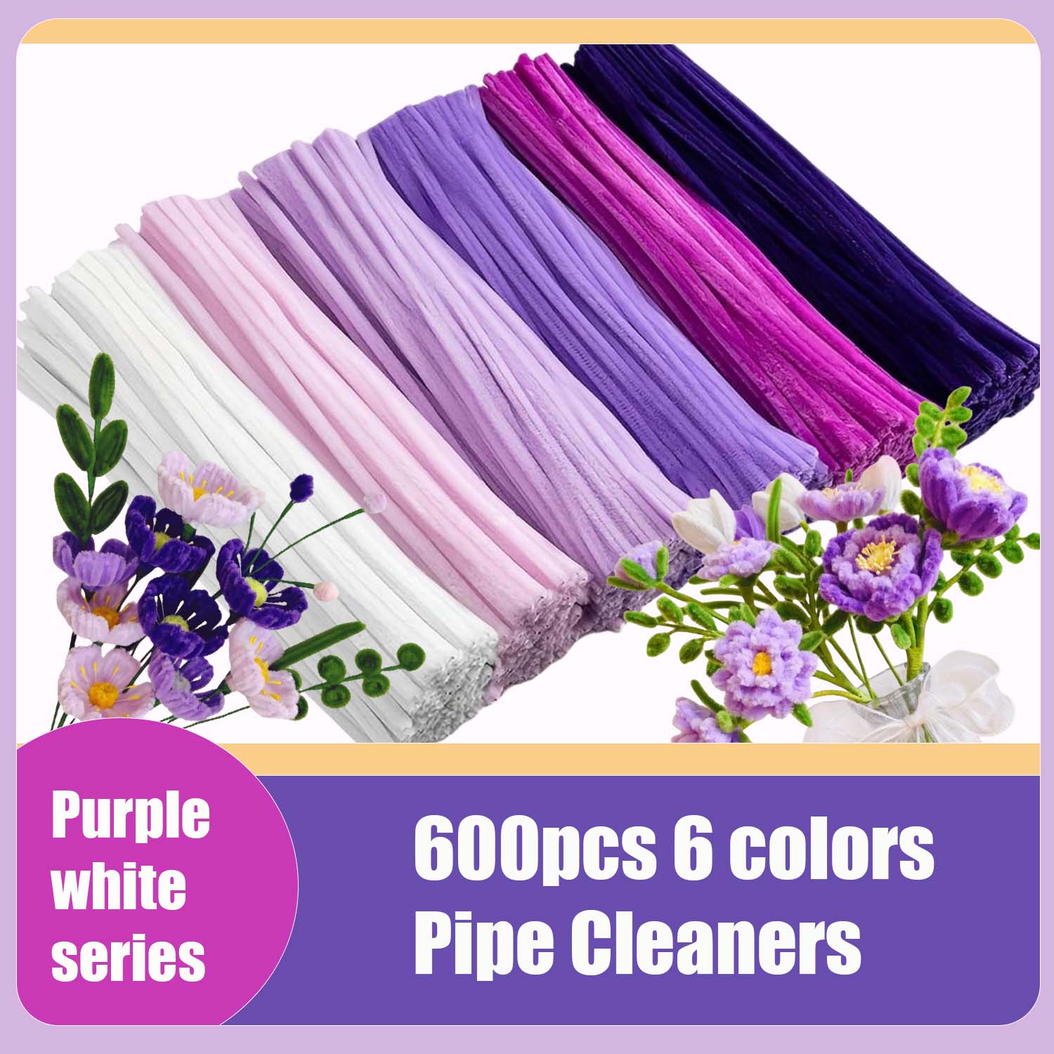 600 ชิ้น ชุดทำดอกไม้หลากสี, อุ - Art Craft Flower Making บทวิจารณ์และราคา