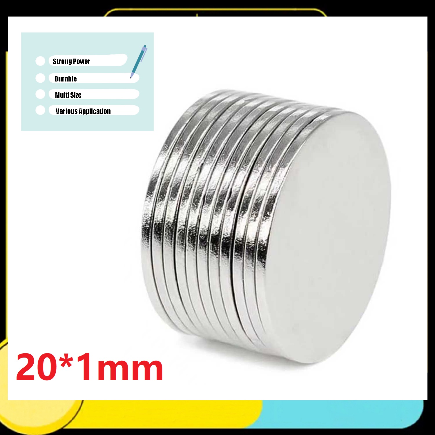 แม่เหล็กตู้เย็นขนาด 20x1 มม.,  - Art Craft Magnet บทวิจารณ์และราคา