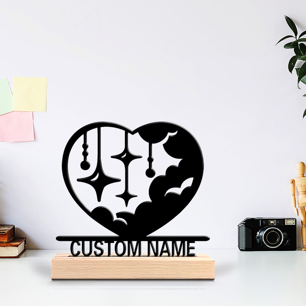 งานศิลปะโลหะรูปเมฆรัก 1 ชิ้น ต - Art Craft Wood บทวิจารณ์และราคา