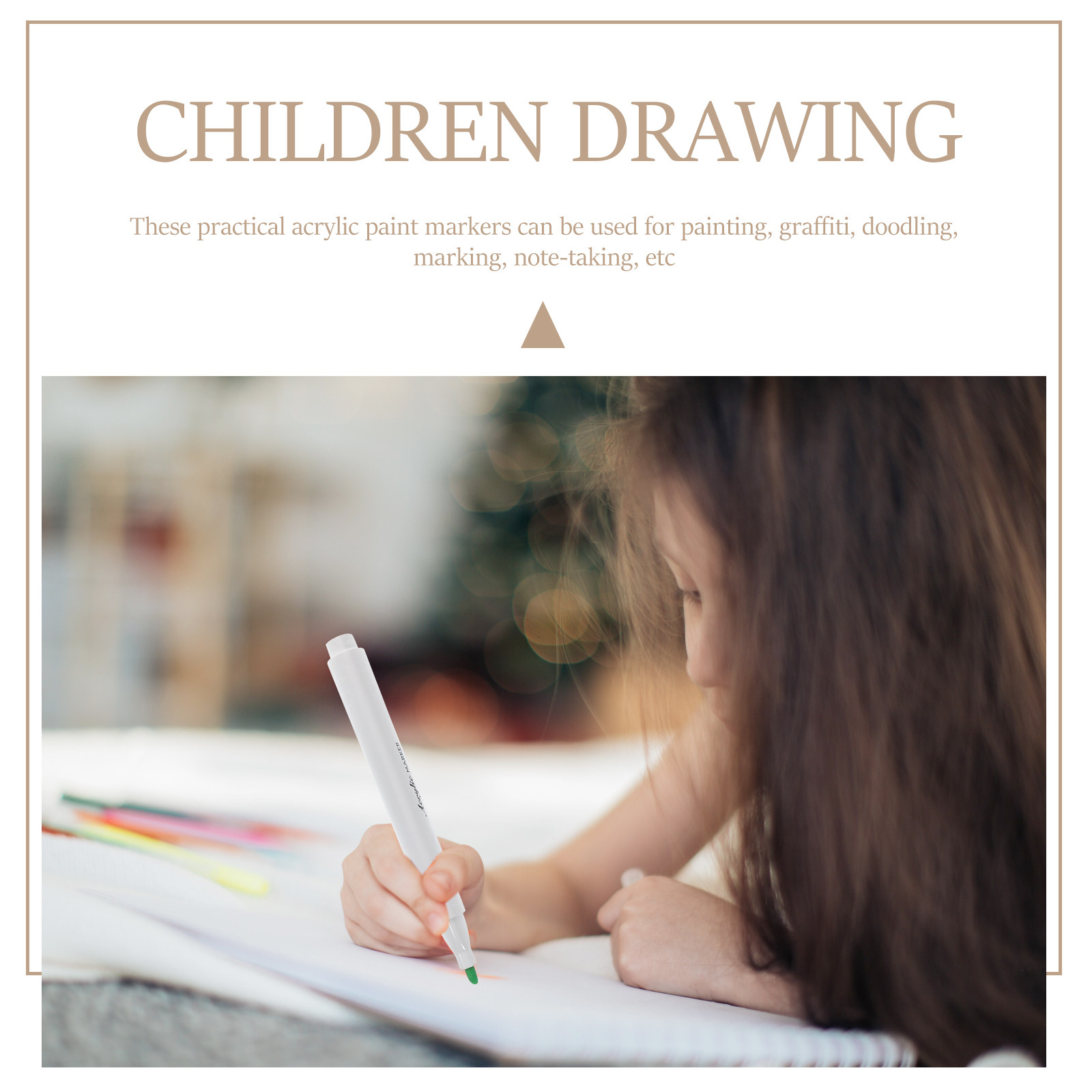 ปากกาสีอะคริลิก 12 ด้าม หัวเล็ - Art Craft Doodle บทวิจารณ์และราคา