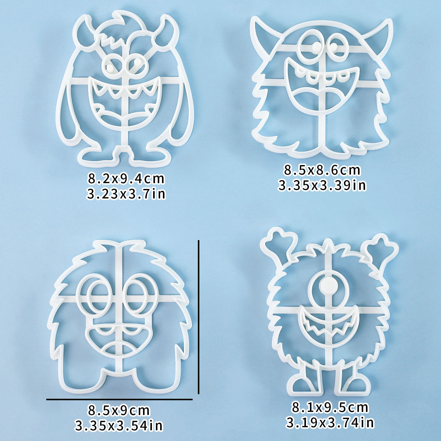 1 ชิ้น/4 ชิ้น ตัวตัดคุกกี้รูปม - Art Craft Party บทวิจารณ์และราคา