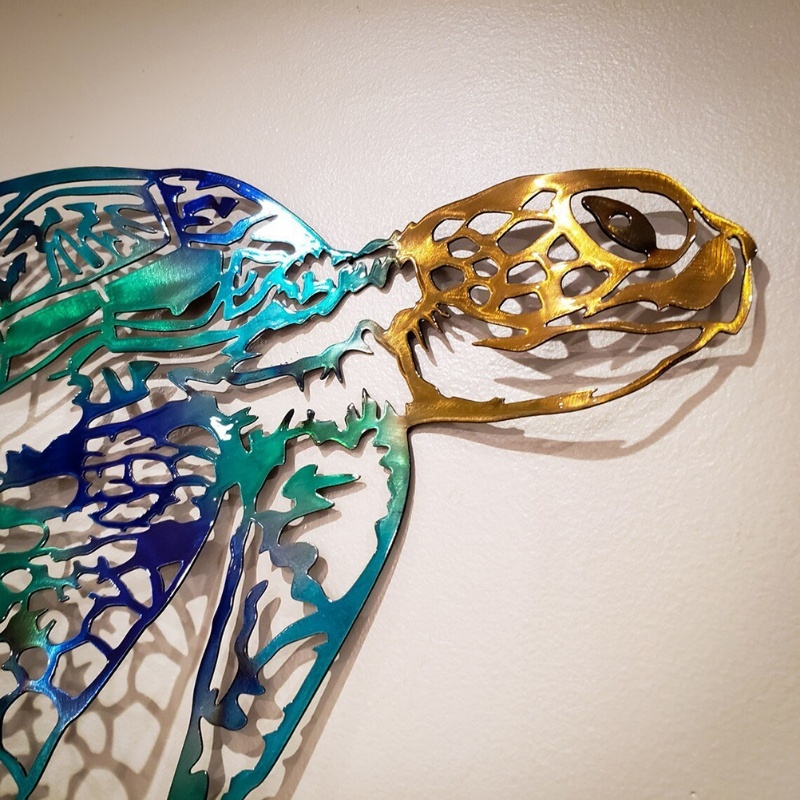 งานศิลปะโลหะรูปปลากระเบน ปลากร - Art Craft Jellyfish บทวิจารณ์และราคา