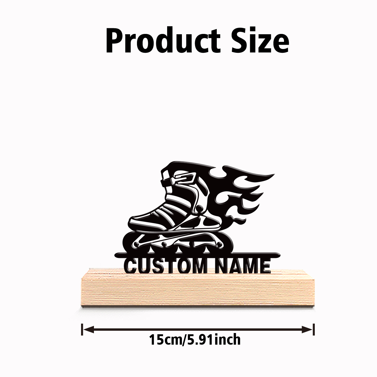 รองเท้าสเก็ตแบบมินิมอล 1 คู่ พ - Art Craft Wood บทวิจารณ์และราคา