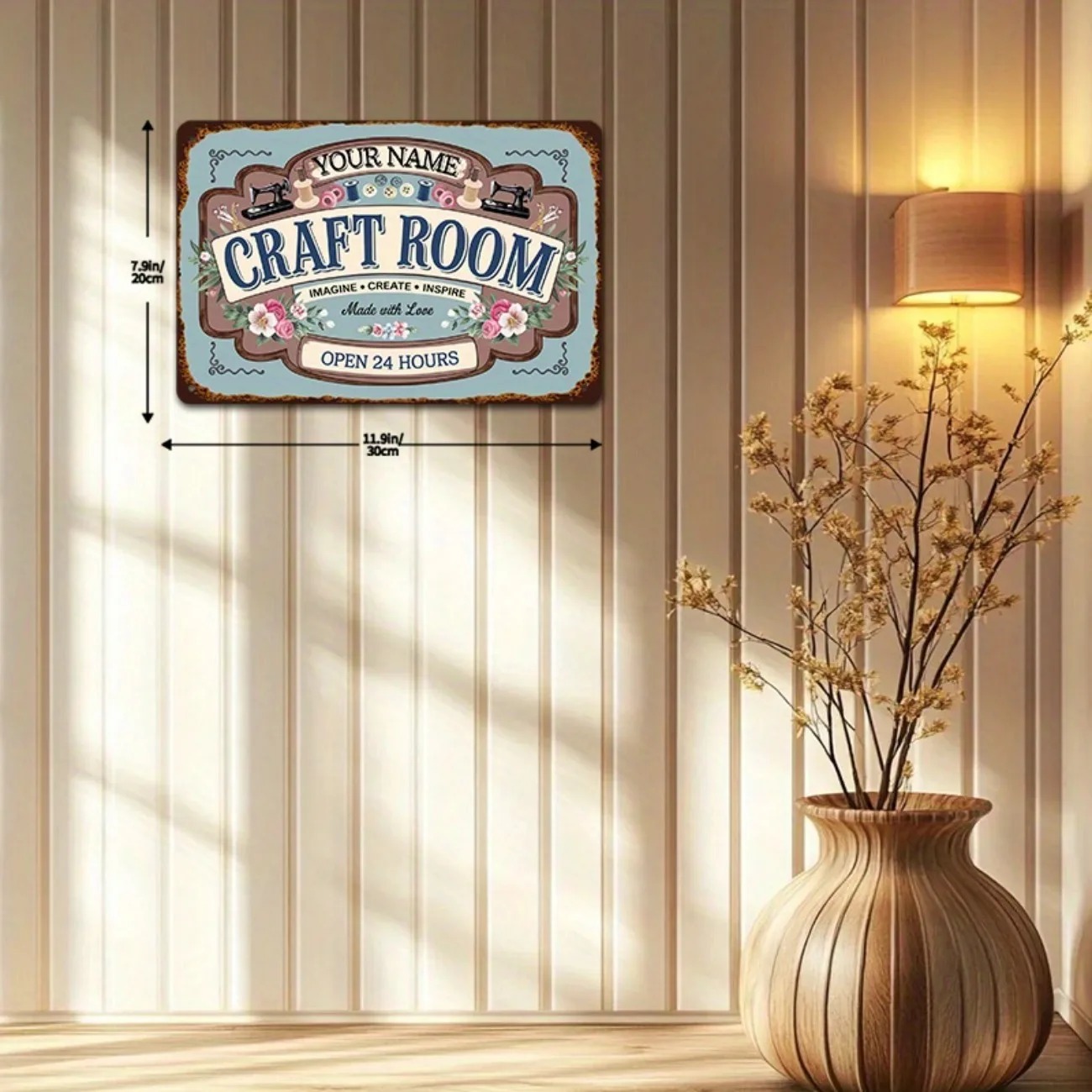 ป้ายห้องงานฝีมือโลหะแบบกำหนดเอ - Art And Craft Studio บทวิจารณ์และราคา