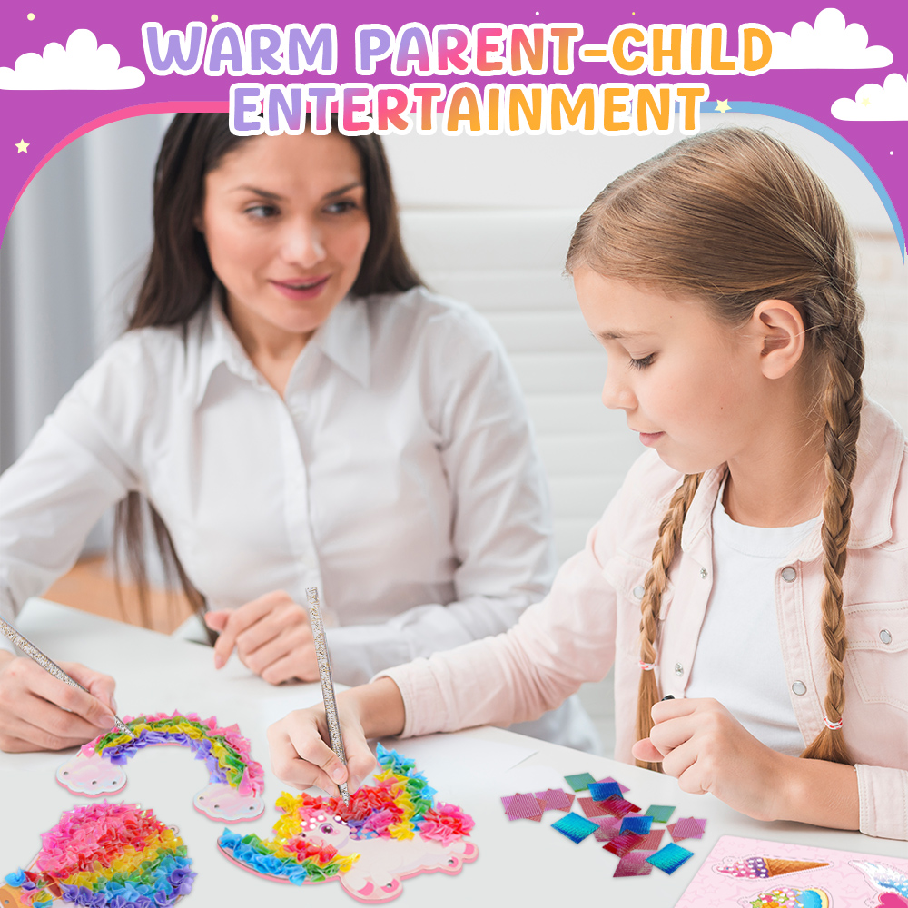 ชุดอุปกรณ์ตกแต่งโมบายลมยูนิคอร - Art Craft Birthday Party บทวิจารณ์และราคา