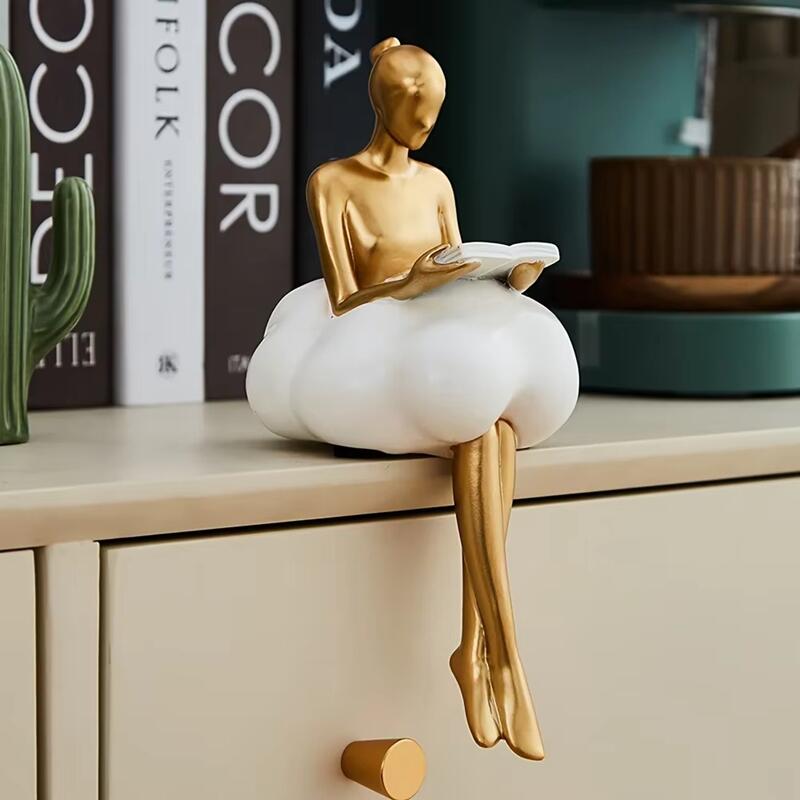 Nordic Cloudชุดสาวรูปปั้นเรซิ่ - Art And Craft Studio บทวิจารณ์และราคา