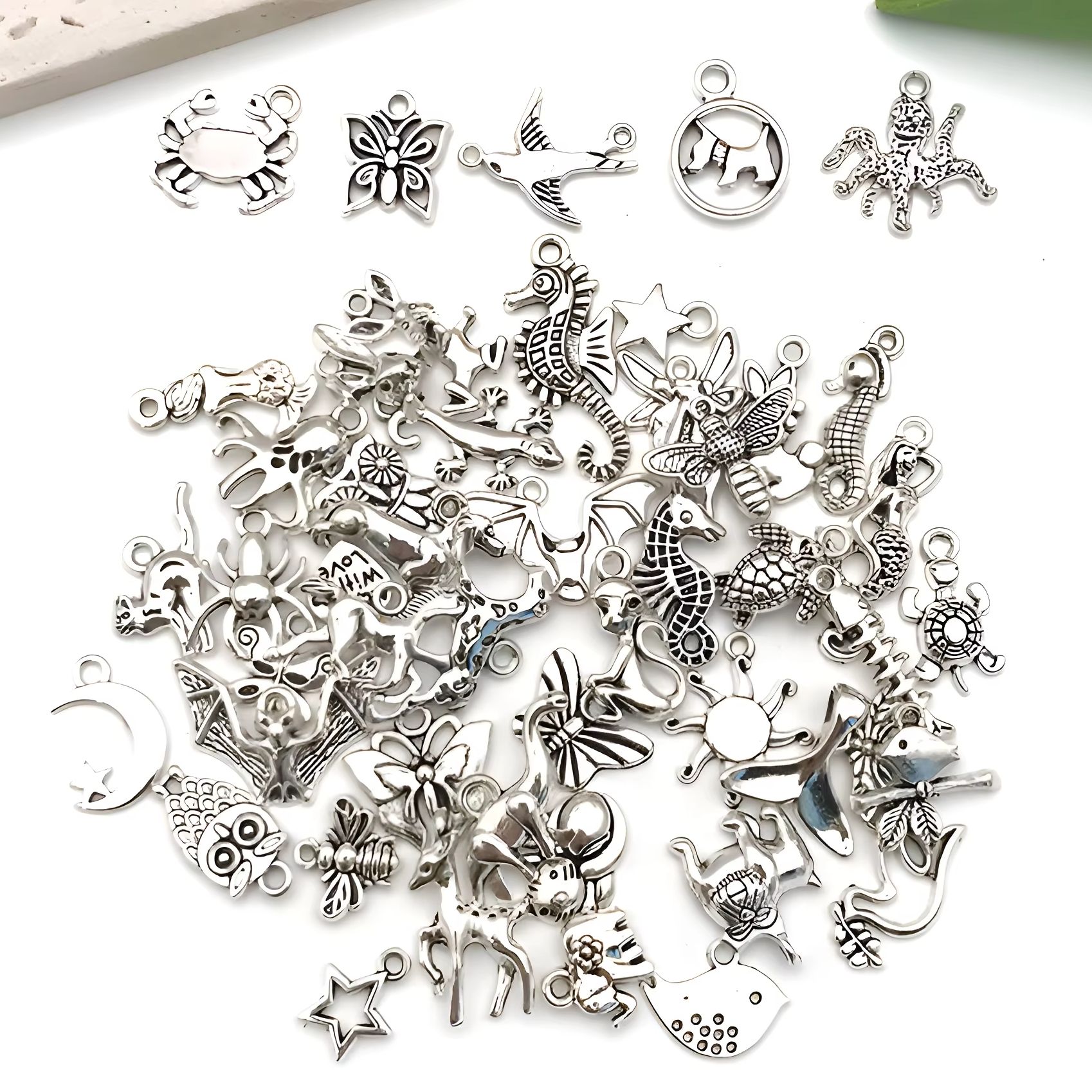 10/20/30/50 ชิ้น จี้รูปสัตว์สี - Art Craft Party บทวิจารณ์และราคา
