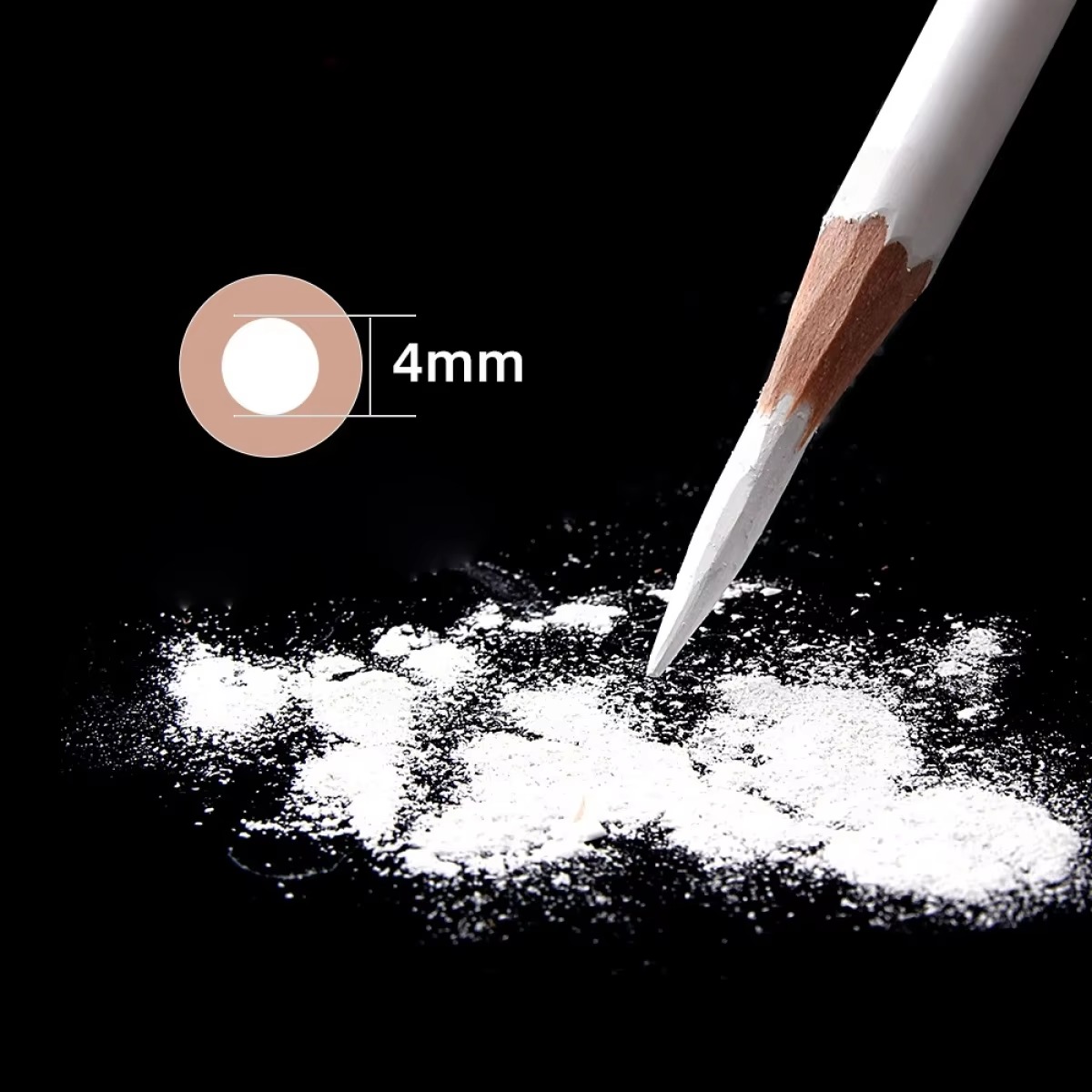 ชุดดินสอสีขาว 6 แท่ง สำหรับวาด - Sketching Charcoal Set บทวิจารณ์และราคา