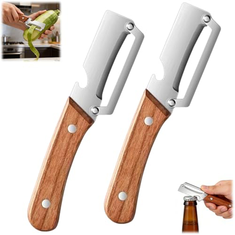 ที่ปอกผักสแตนเลสพร้อมด้ามไม้ ส - Art Craft Wood บทวิจารณ์และราคา