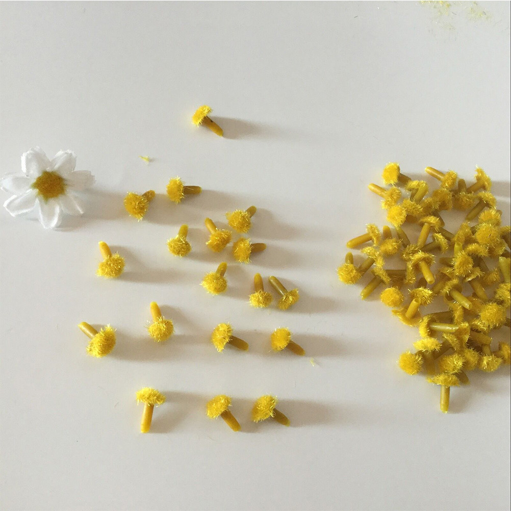 เกสรดอกทานตะวันจำลอง 200 ชิ้น  - Art Craft Flower Making บทวิจารณ์และราคา