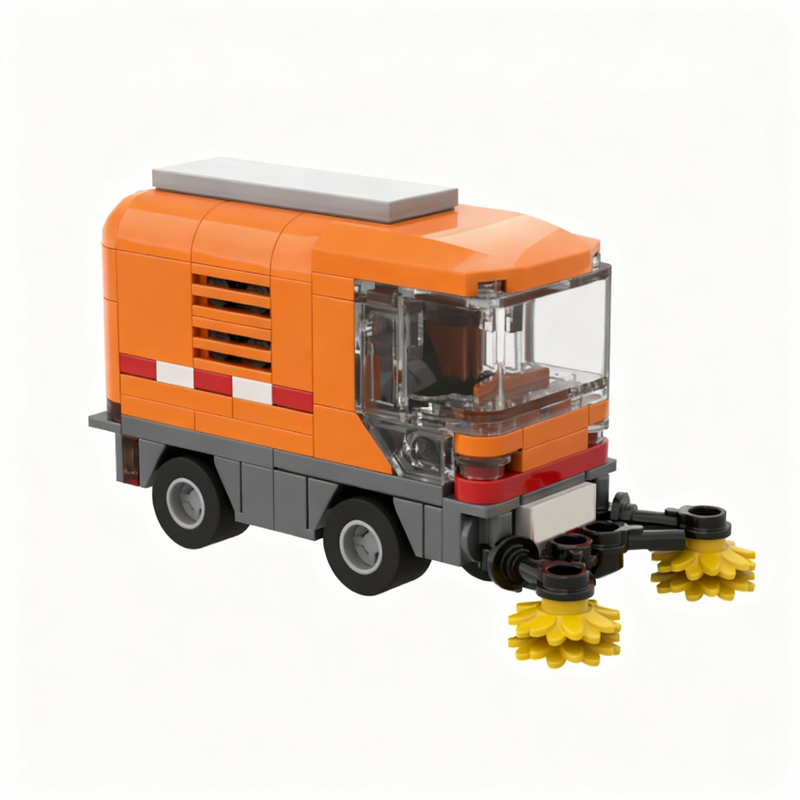 179 ชิ้น MOC รถกวาดถนนในเมือง  - Art Craft Christmas Ideas บทวิจารณ์และราคา