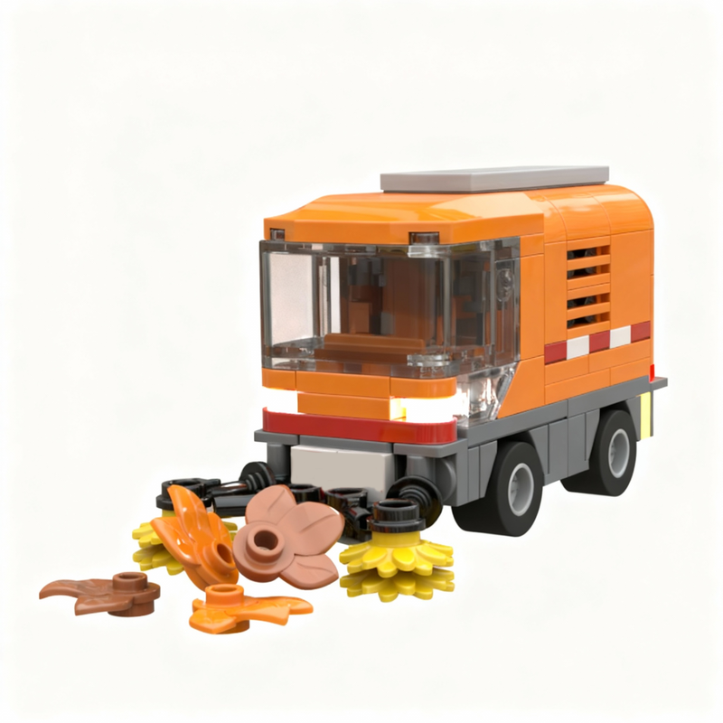 179 ชิ้น MOC รถกวาดถนนในเมือง  - Art Craft Christmas Ideas บทวิจารณ์และราคา