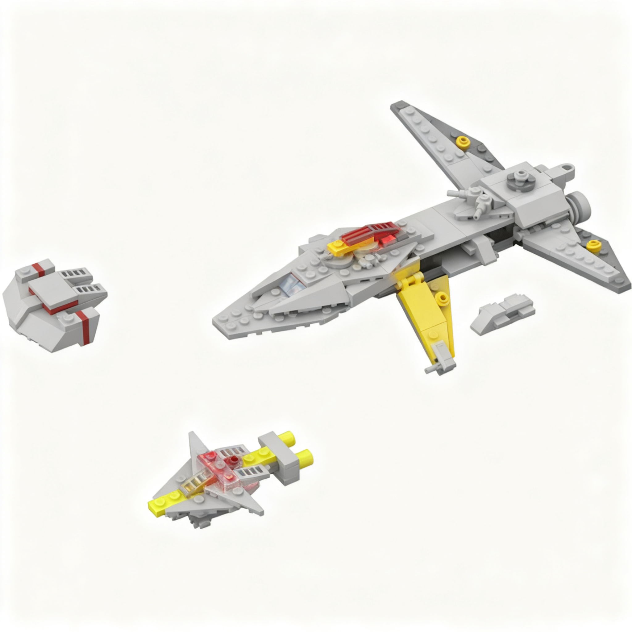 233 ชิ้น โมเดล MOC ยานอวกาศ Se - Art Craft Christmas Ideas บทวิจารณ์และราคา