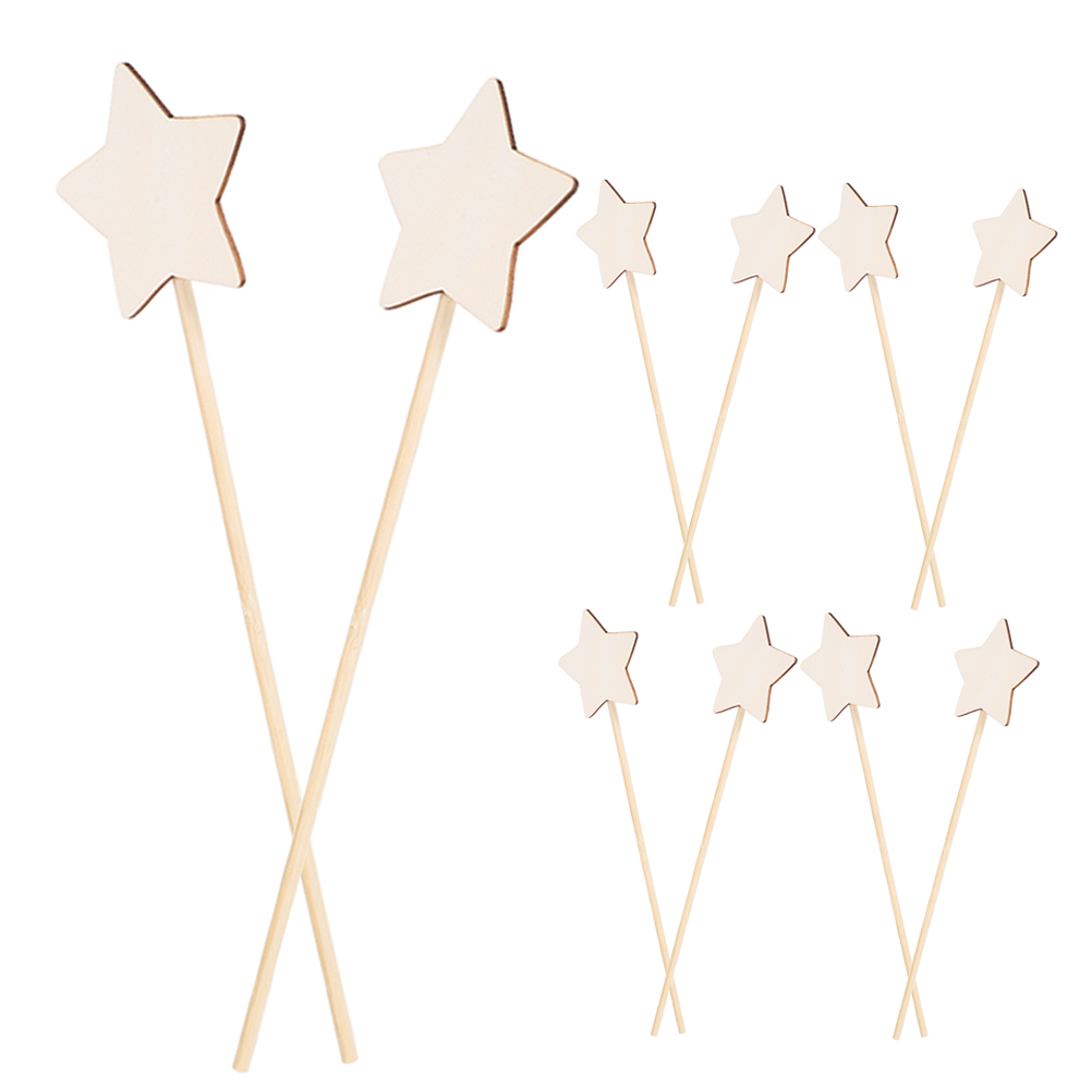ไม้กายสิทธิ์รูปดาวไม้ DIY 10 ช - Art Craft Stick บทวิจารณ์และราคา