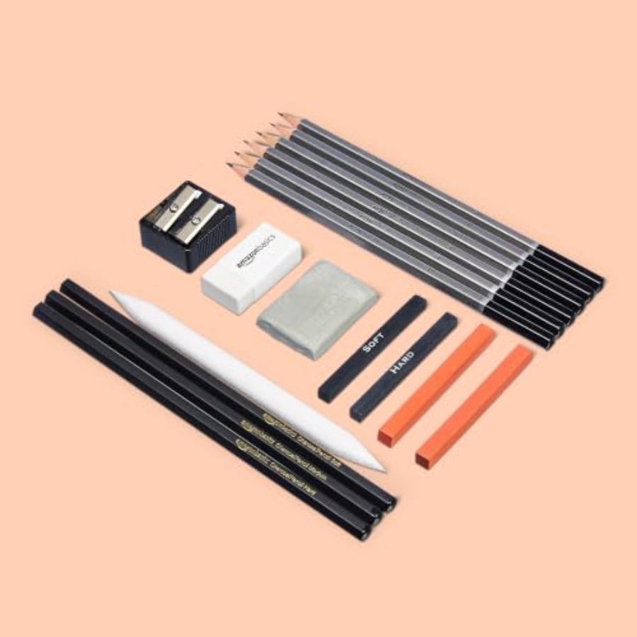 ชุดดินสอสำหรับวาดภาพและร่างภาพ - Sketching Charcoal Set บทวิจารณ์และราคา