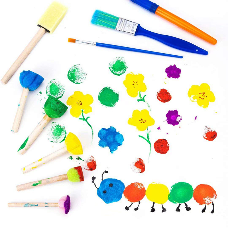 ชุดฟองน้ำและแปรงทาสีแบบรวม – ฟ - Art And Craft Studio บทวิจารณ์และราคา
